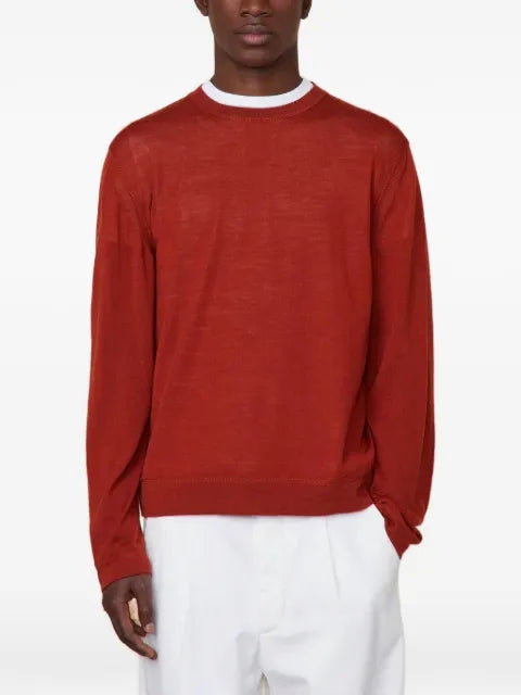 Officine Generale wool long-sleeve sweater