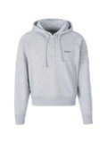 Carrer Kyd raglan-sleeve button-fastening hoodie