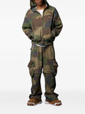 MLVINCE Classic camouflage-print logo-print hoodie