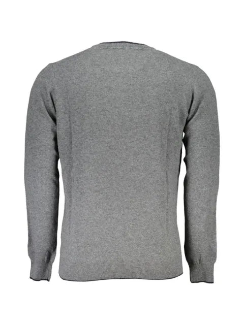 North Sails crew-neck logo-patch sweater