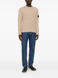 Stone Island Compass patch waffle-knit sweater