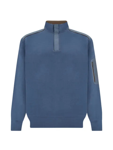 Paul & Shark Typhoon Platinum half-zip sweater