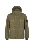 Stone Island quilted hooded jacket