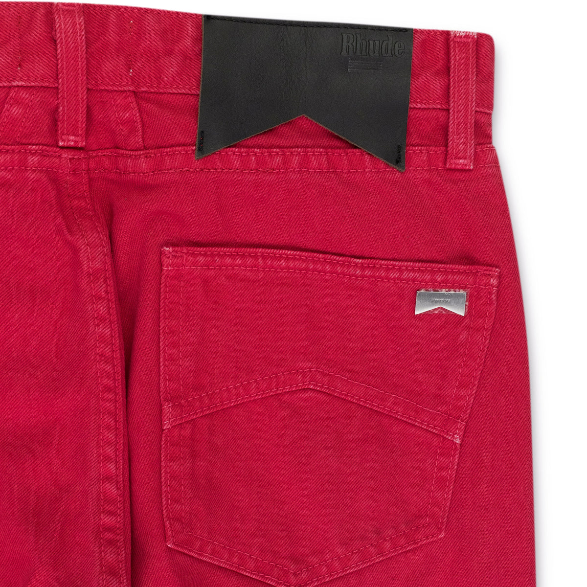 Red Denim Pants
