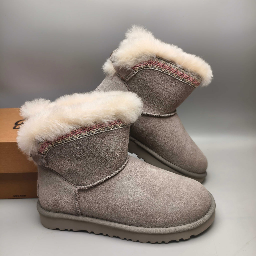 Grey Ethnic Style Back-Strap Casual Shoes — New Arrival | In Stock