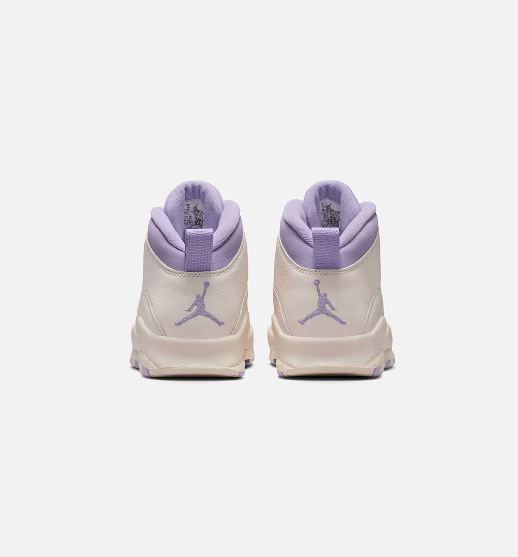 Air Jordan 10 Retro Hydrangeas Women's Lifestyle Shoe – Chalk/Hydrangeas/Wild Grape