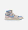Air Jordan 1 Retro High OG Womens Lifestyle Shoe - Pale Ivory/Psychic Blue/Coconut Milk