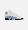 Air Jordan 13 Retro Blue Grey Youth Sneakers - White/Blue Grey/Black/Yellow Ochre