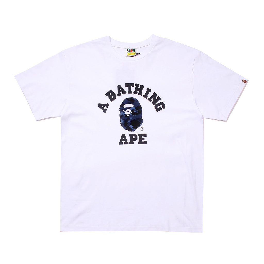 Bape Bearbrick T-Shirt Casual Letter Printed Round Neck Short Sleeve