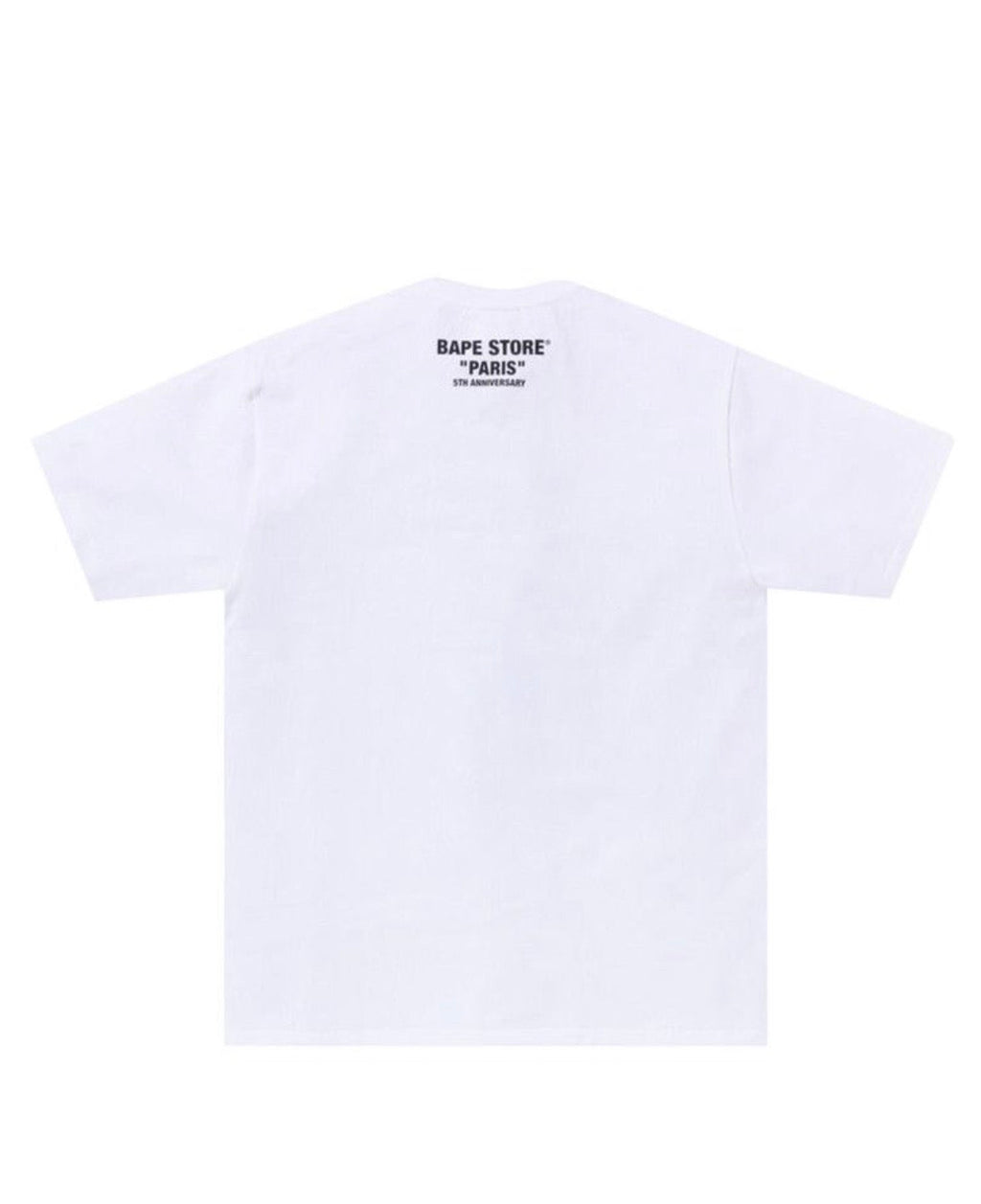 Bape By Bathing Ape 5th Anniversary Paris T-Shirt White