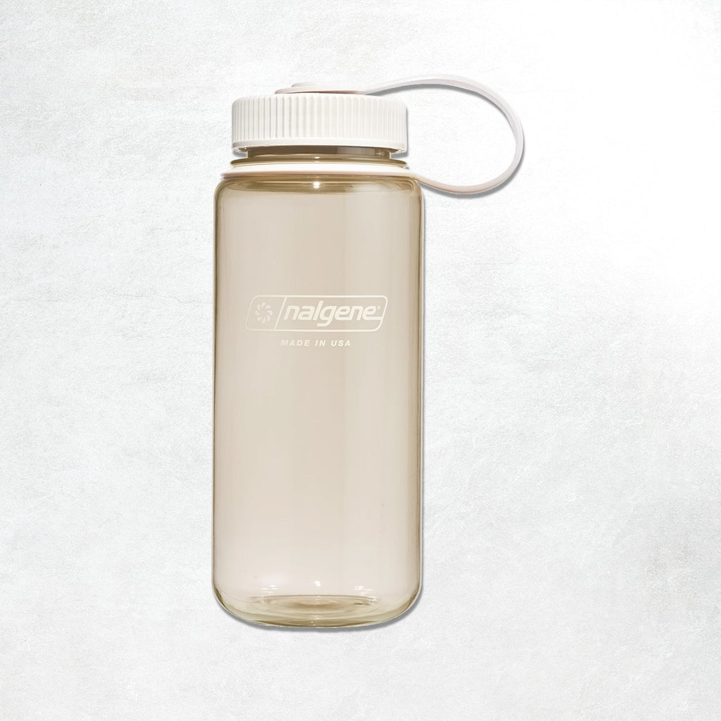 Nalgene 1L Wide Mouth Tritan Sustain Water Bottle: Monochrome COTTON
