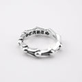 Chrome Hearts phoenix flower fishbone ring