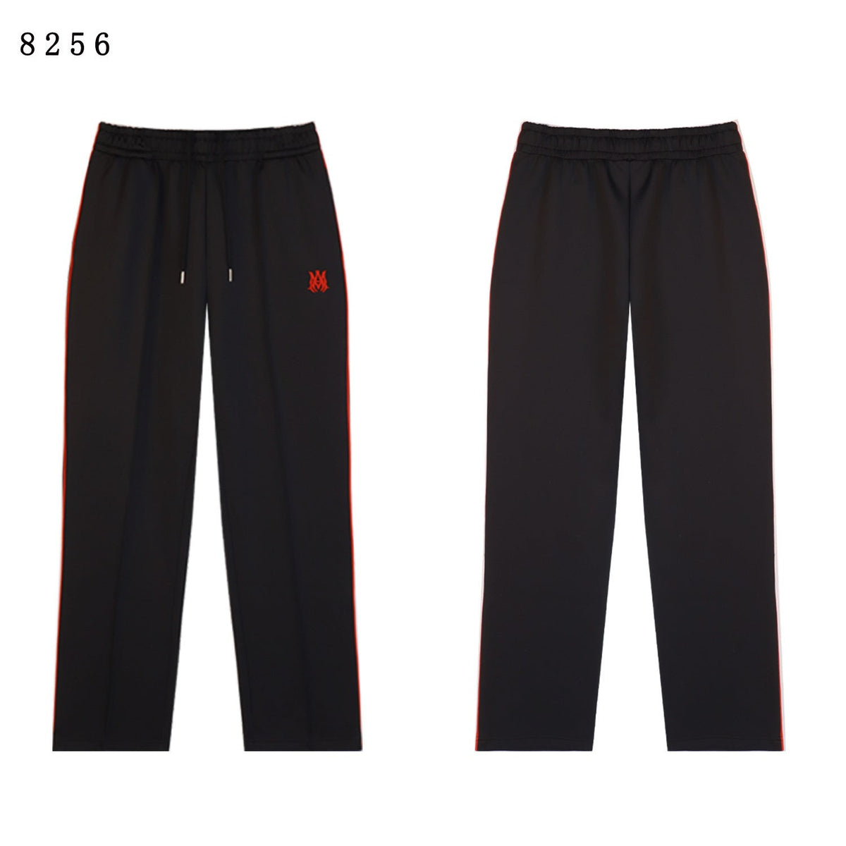 Amiri Embroidered Letter Striped Casual Pants