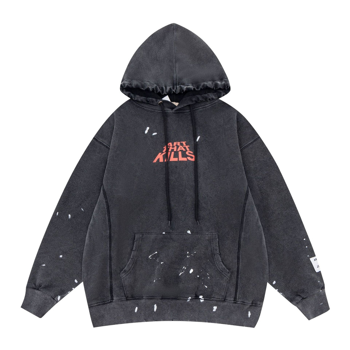 Gallery Dept Hoodie Loose Casual Distressed Hoodie
