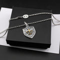 Chrome Hearts gold anchor shield pendant