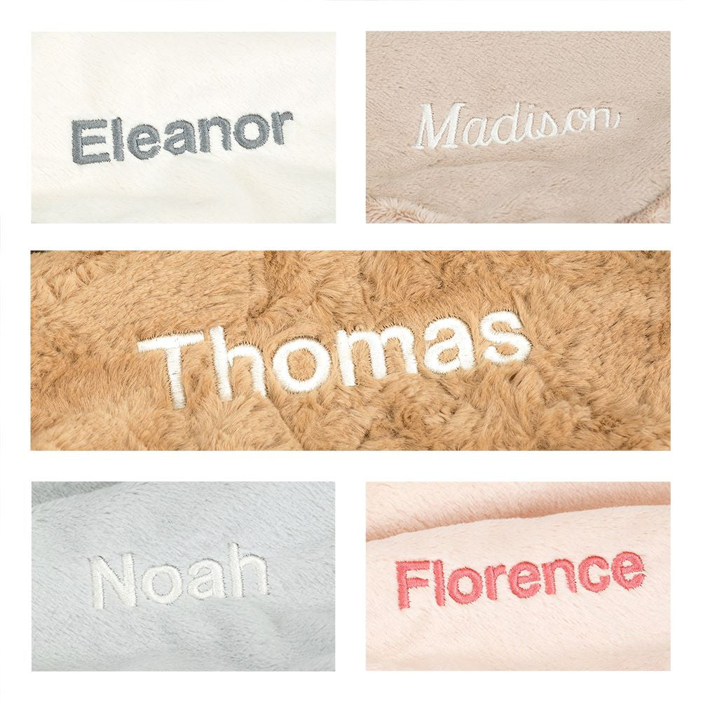 Personalized Bashful Blush Bunny Blankie