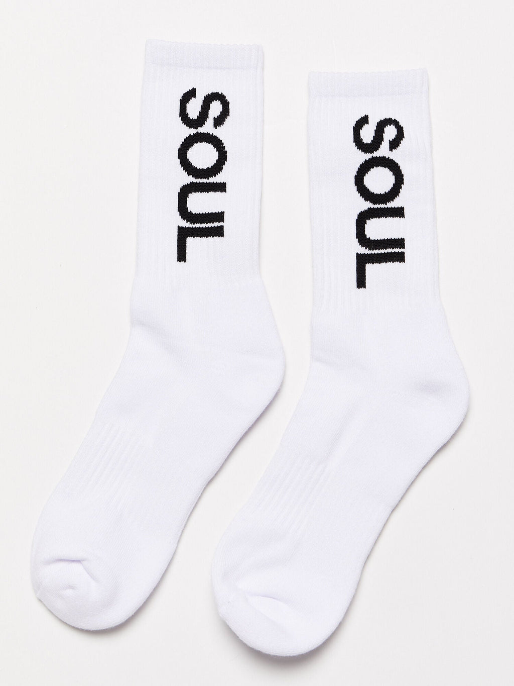 WHITE CALF SOCK