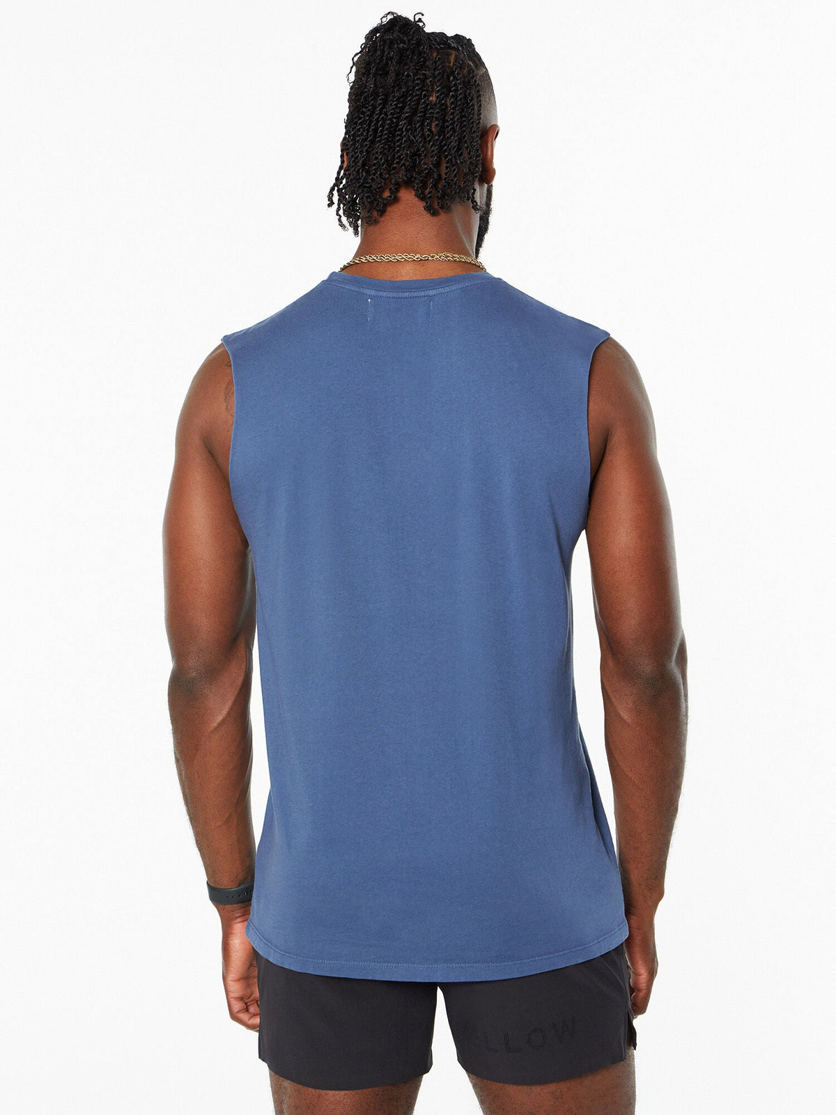 ALL SOULS MUSCLE TANK NAVY