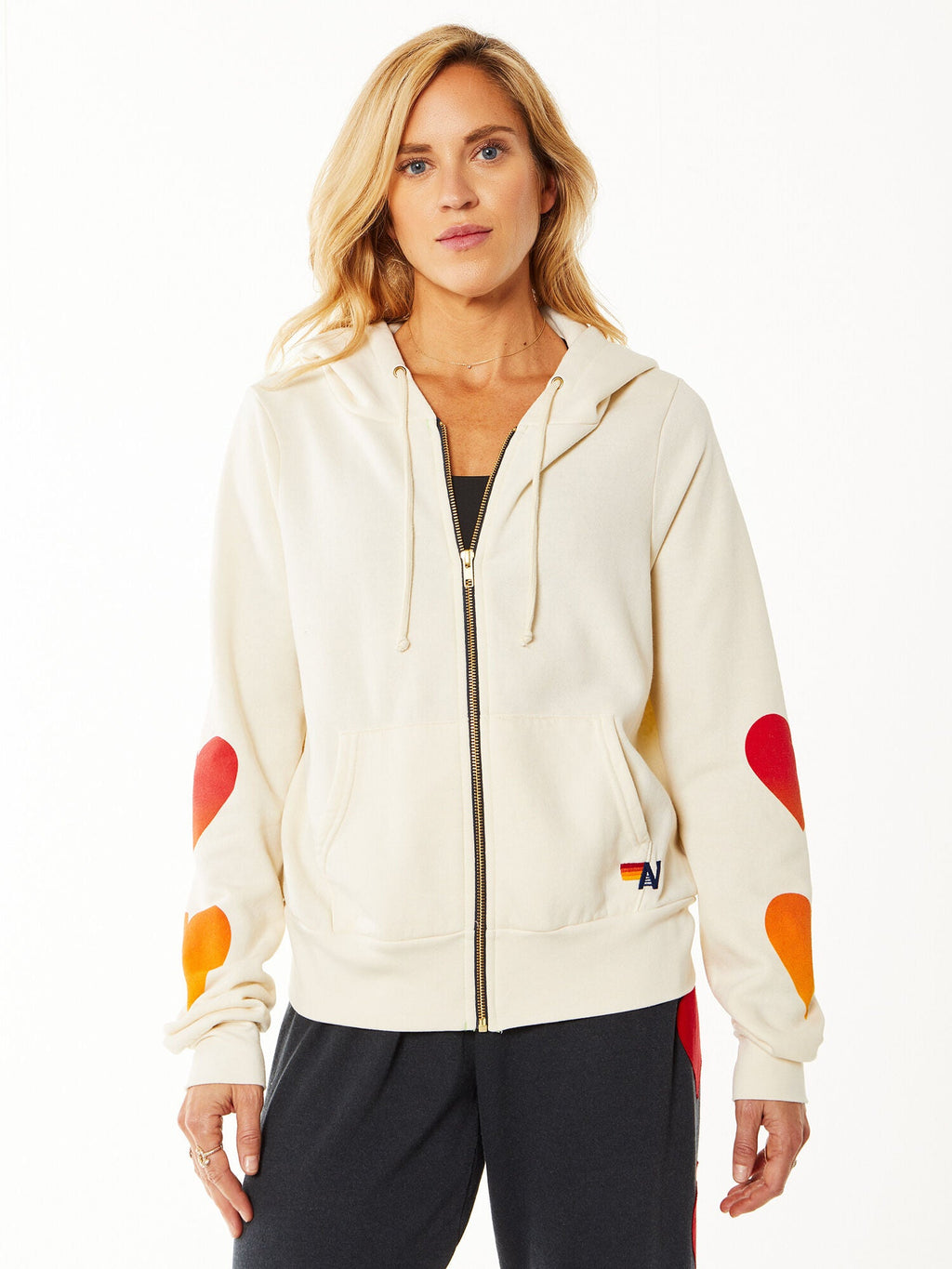 HEART FADE ZIP HOODIE