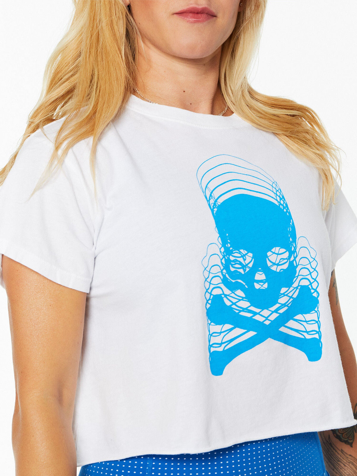 GRACIE RAW HEM BF TEE