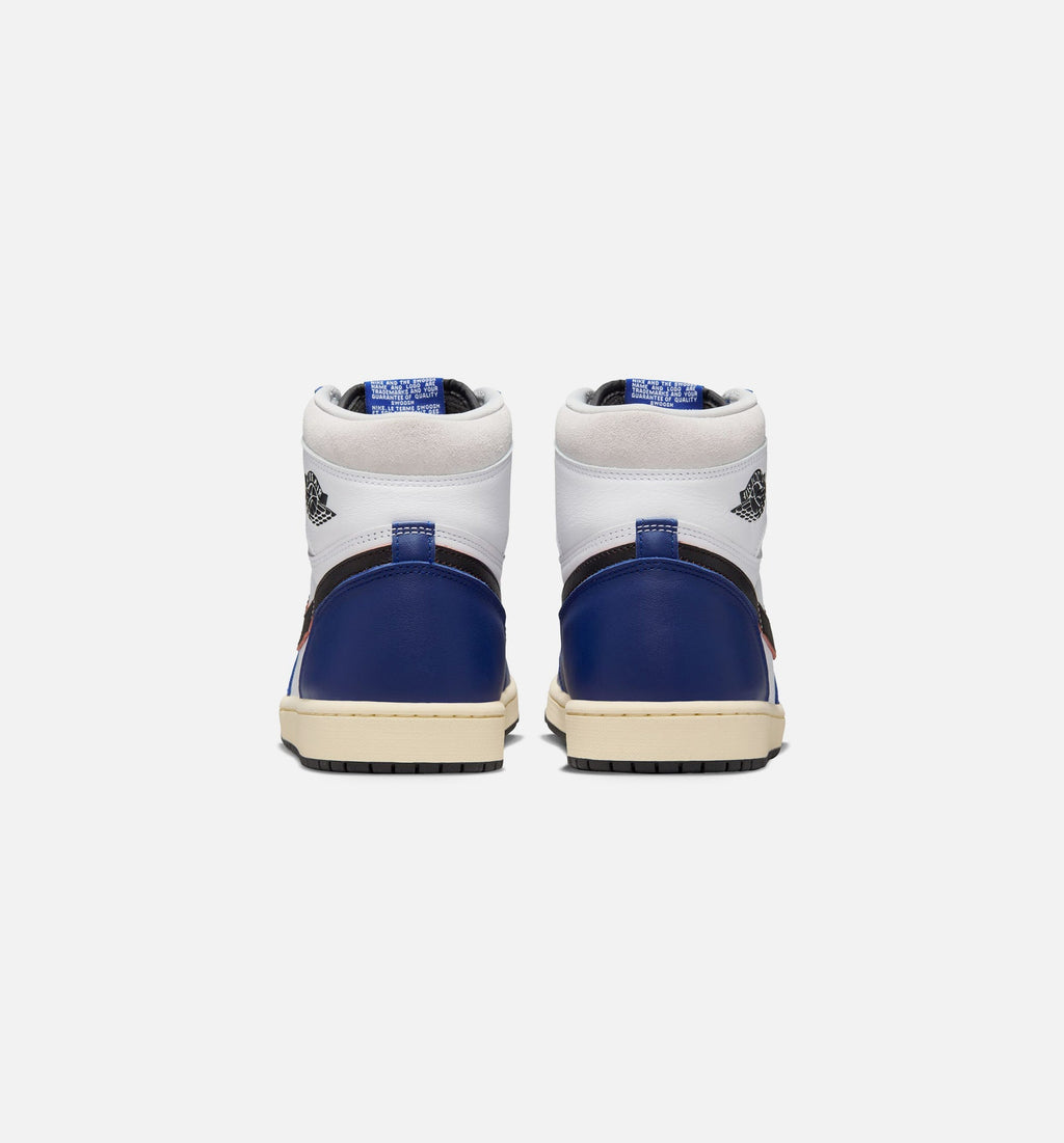 Air Jordan 1 Retro High OG 'Rare Air' Deep Royal Blue - Men's Lifestyle Sneaker (White/Black/Neutral Grey/Deep Royal Blue)