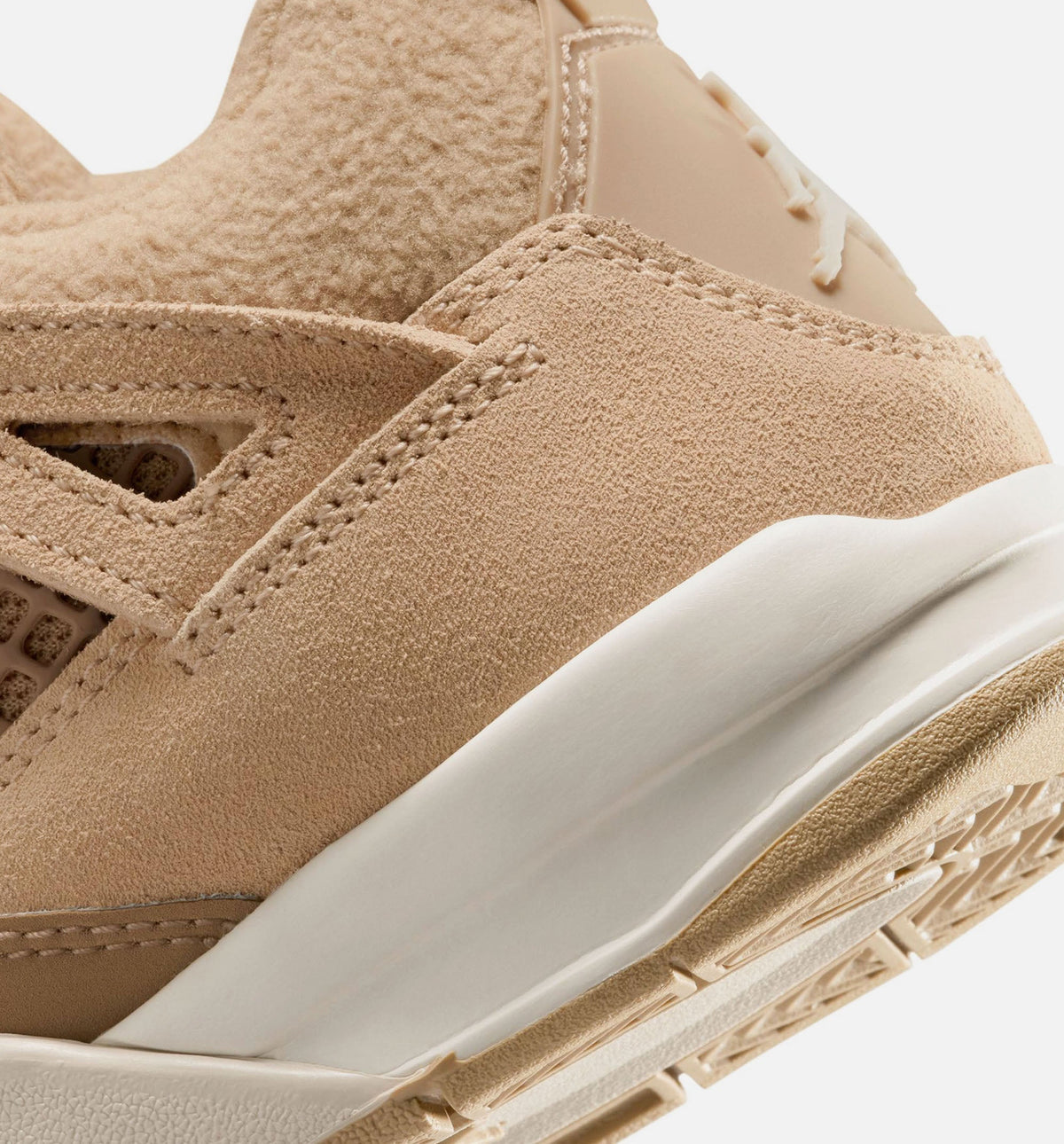 Air Jordan 4 Retro Cozy Girl – Preschool Lifestyle Shoe in Hemp/Light Orewood Brown