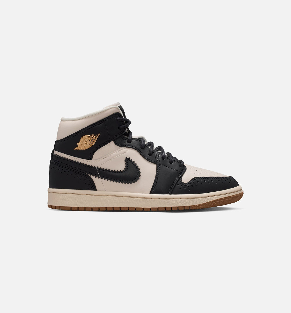 Air Jordan 1 Mid SE Women's Lifestyle Shoes - Off-Noir/Chalk/Pearl White