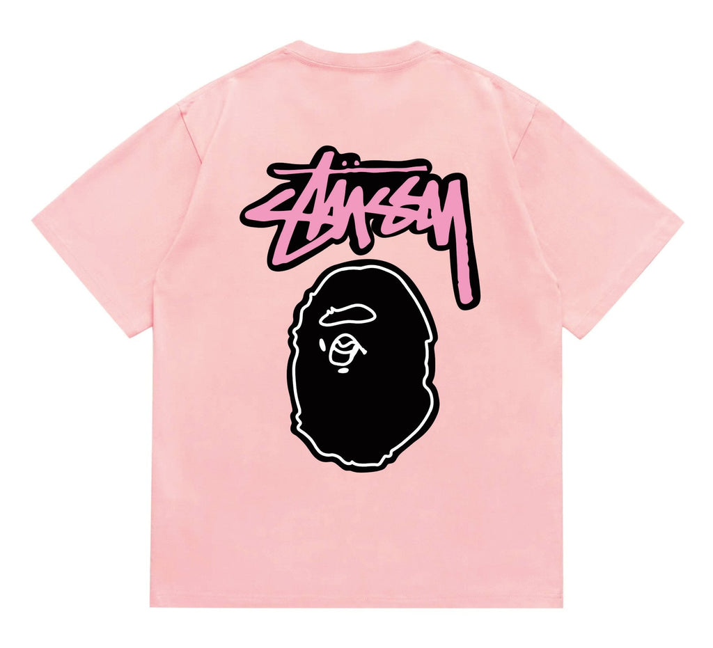 BAPE Dark-Face Graffiti Graphic T-Shirt