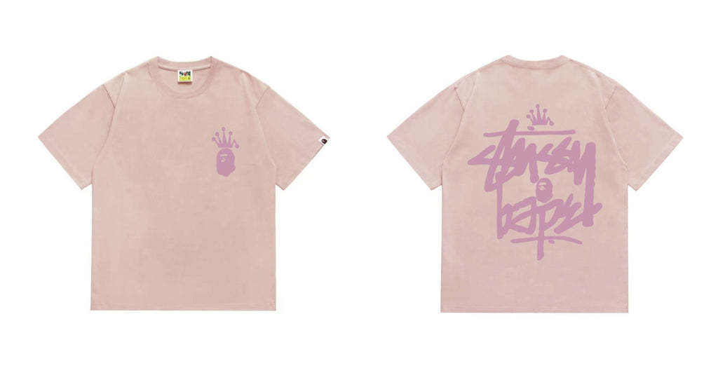 BAPE Crowned Ape Back Graphic Short-Sleeve T-Shirt