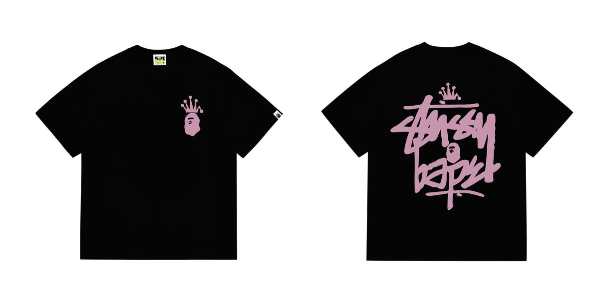BAPE Crowned Ape Back Graphic Short-Sleeve T-Shirt