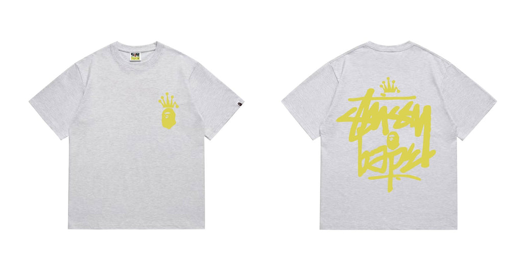 BAPE Crowned Ape Back Graphic Short-Sleeve T-Shirt