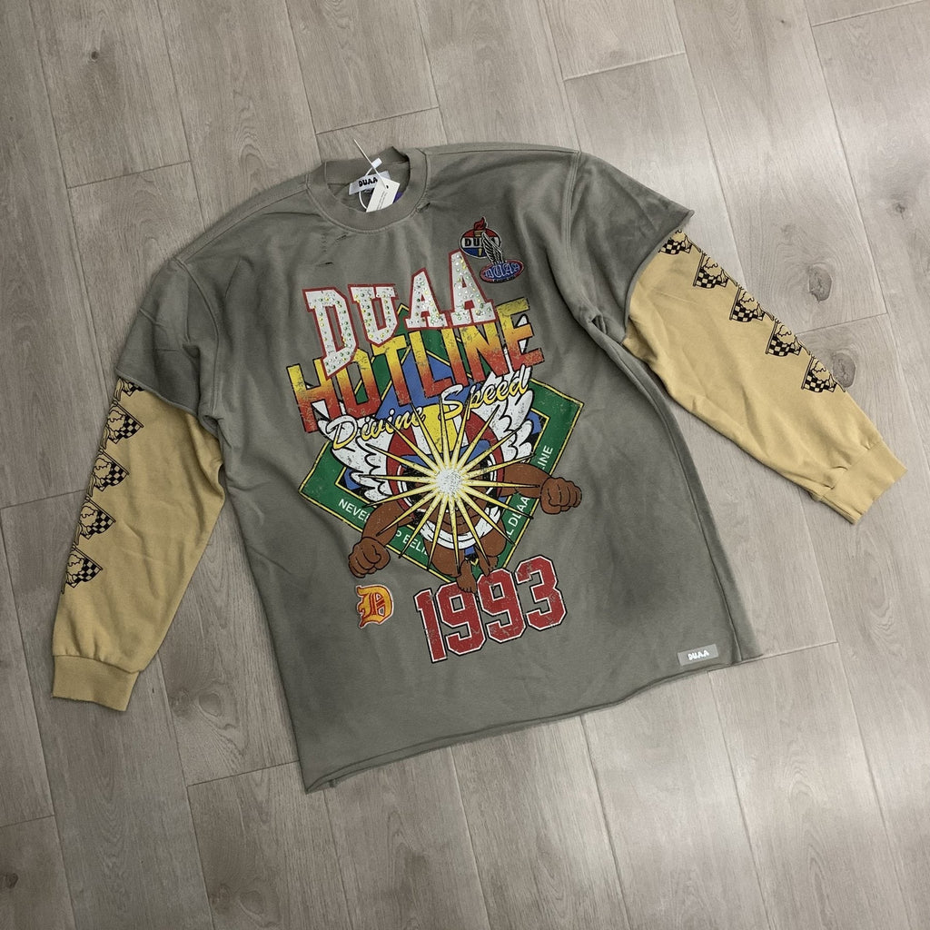 DUAA Hotline Racing Graphic Long-Sleeve T-Shirt