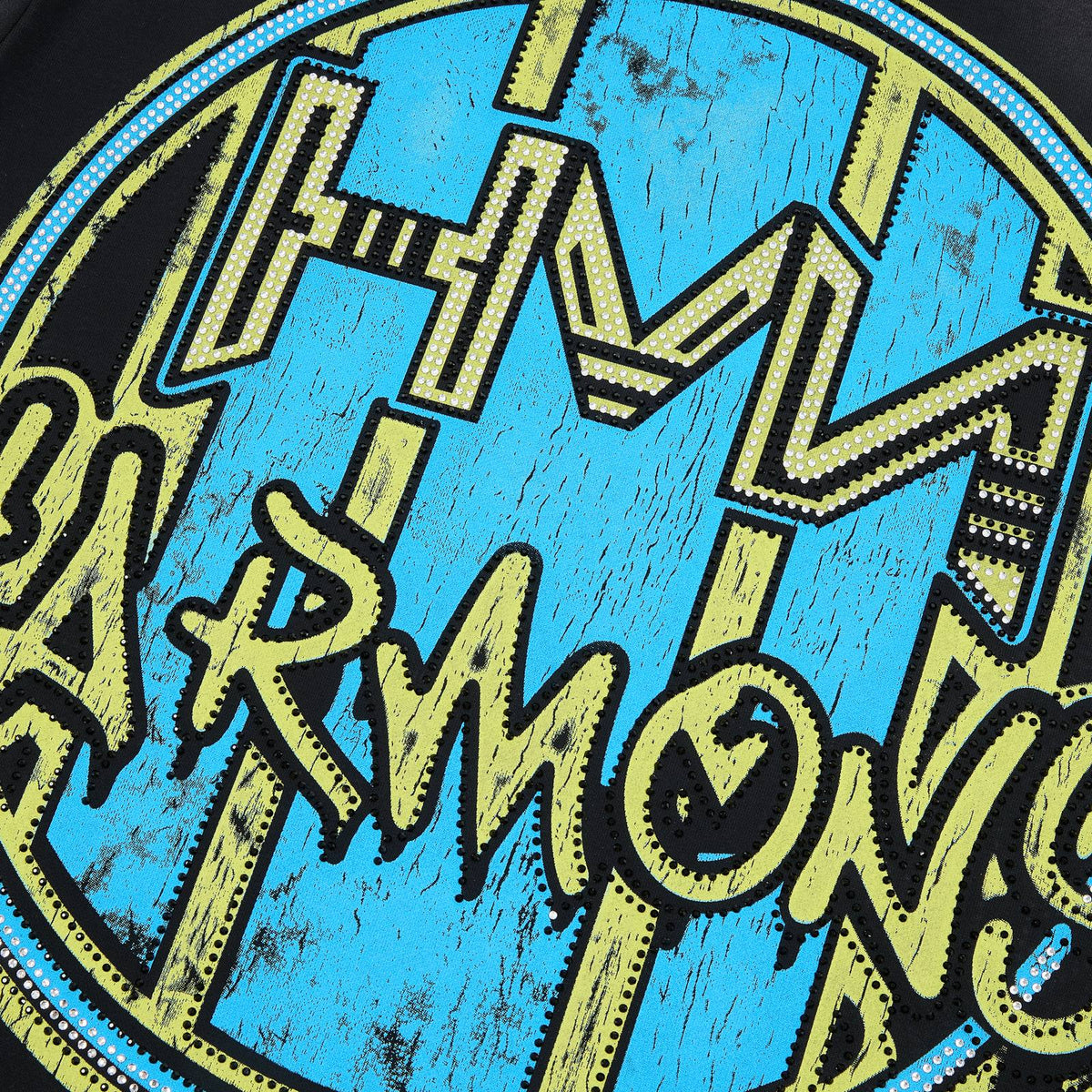 HARMONY Football Graphic Raw-Edge T-Shirt