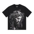 SAINT Rhinestone Graphic Short-Sleeve T-Shirt