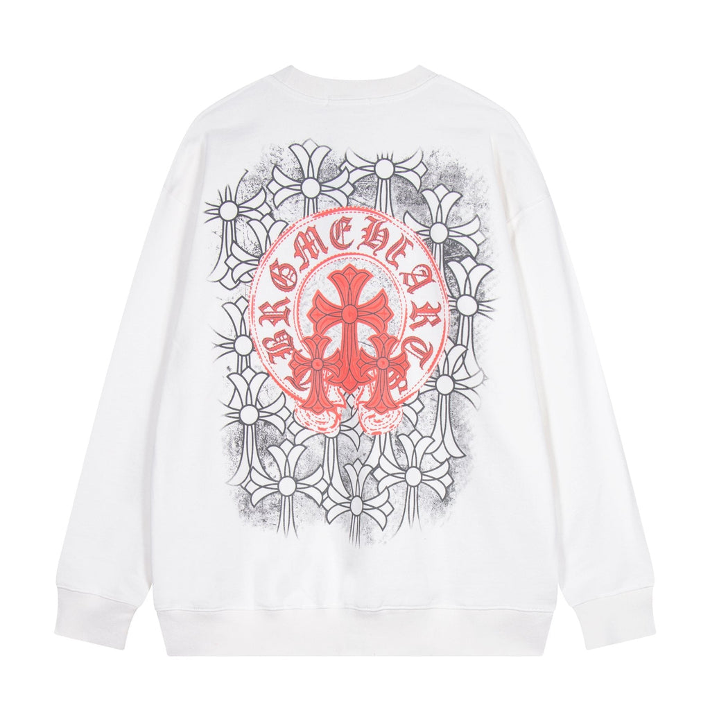 Chrome Hearts Star Gradient Cross Graphic Sweatshirt