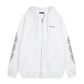 Chrome Hearts Horseshoe Cross Graphic Zip Hoodie