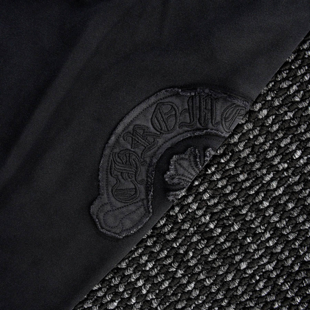 Chrome Hearts Horseshoe Embroidered Black Pants