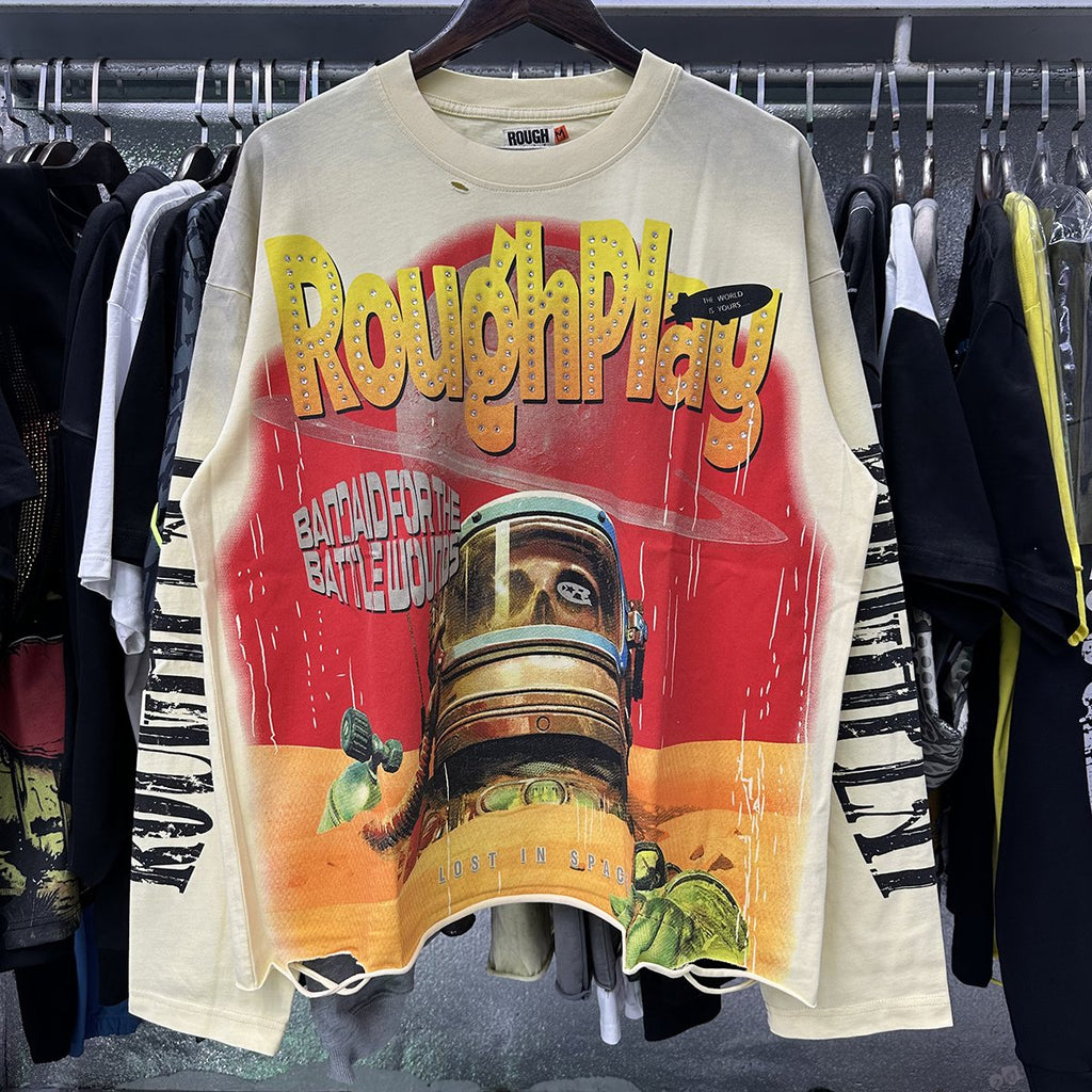 Rough Play Lost In Space Astronaut Long-Sleeve T-Shirt