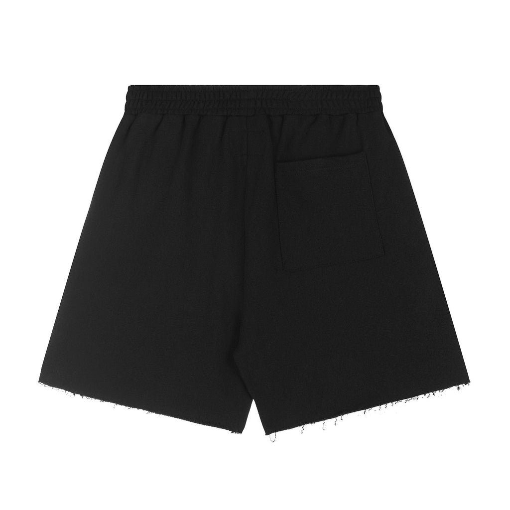 Sp5der Black Graphic Shorts