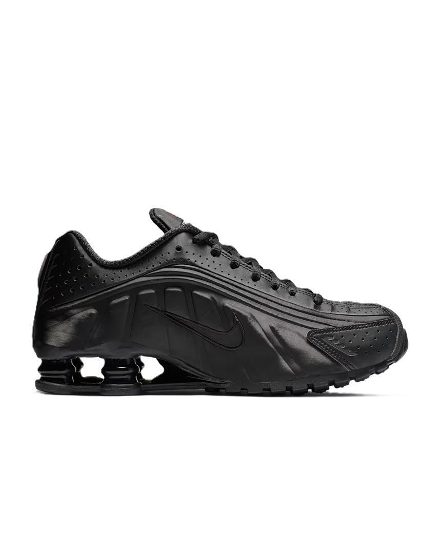 Women's Nike Shox R4 Black/Black-Black-Max Orange (AR3565 004)