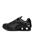 Women's Nike Shox R4 Black/Black-Black-Max Orange (AR3565 004)
