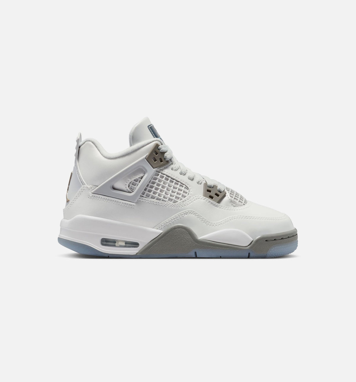 Air Jordan 4 Retro Blue Chill | Grade School Lifestyle Shoe | Photon Dust/Blue Chill/Flat Pewter/White/Blue Tint
