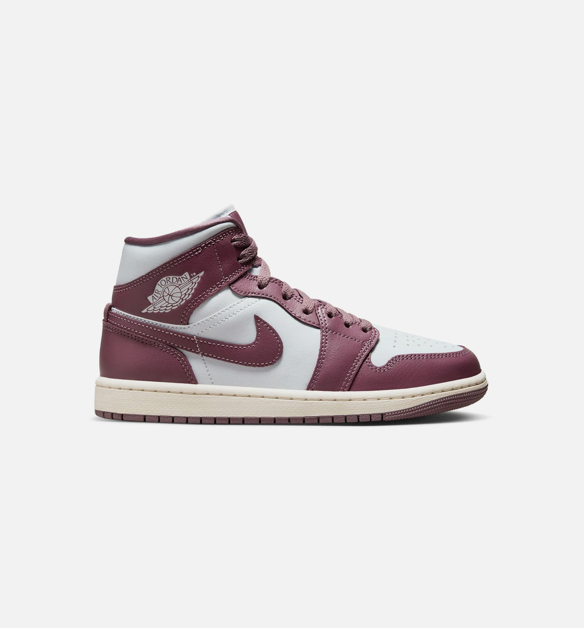 Air Jordan 1 Mid "Sky J Mauve" Women's Shoe – Pure Platinum/Sky J Mauve/Sail