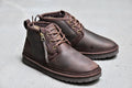 Men’s Crazy Horse Leather Zip Boots — New Arrival | In Stock