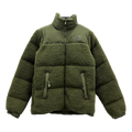 The North Face Fleece-Panel Stand-Collar Puffer Jacket | Olive