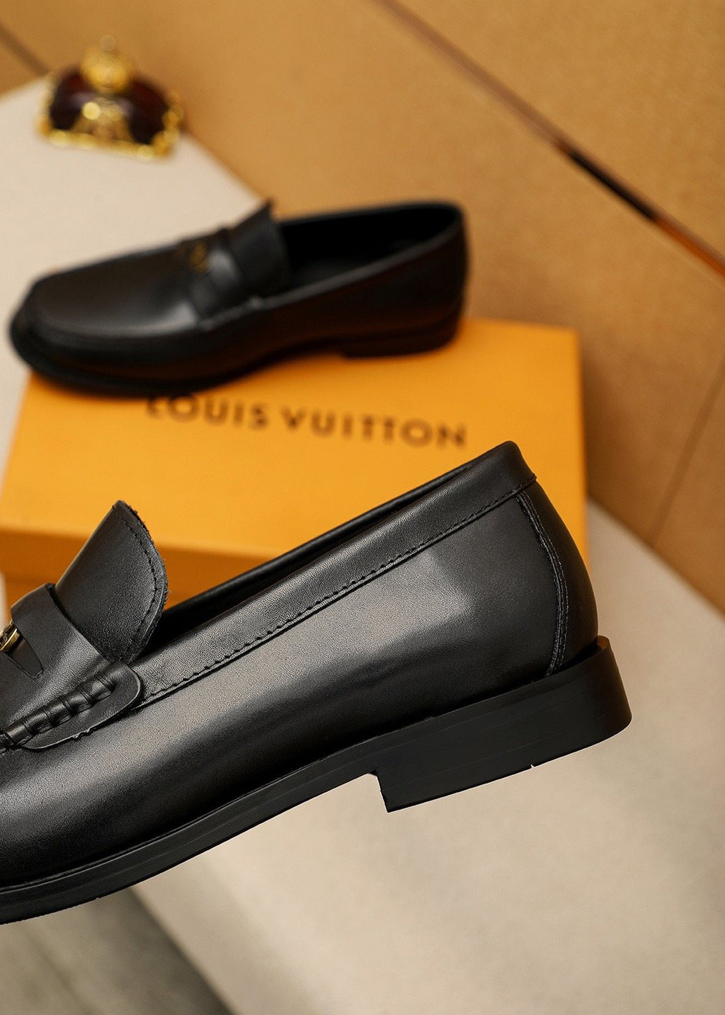 Louis Vuitton Black Hardware Loafers