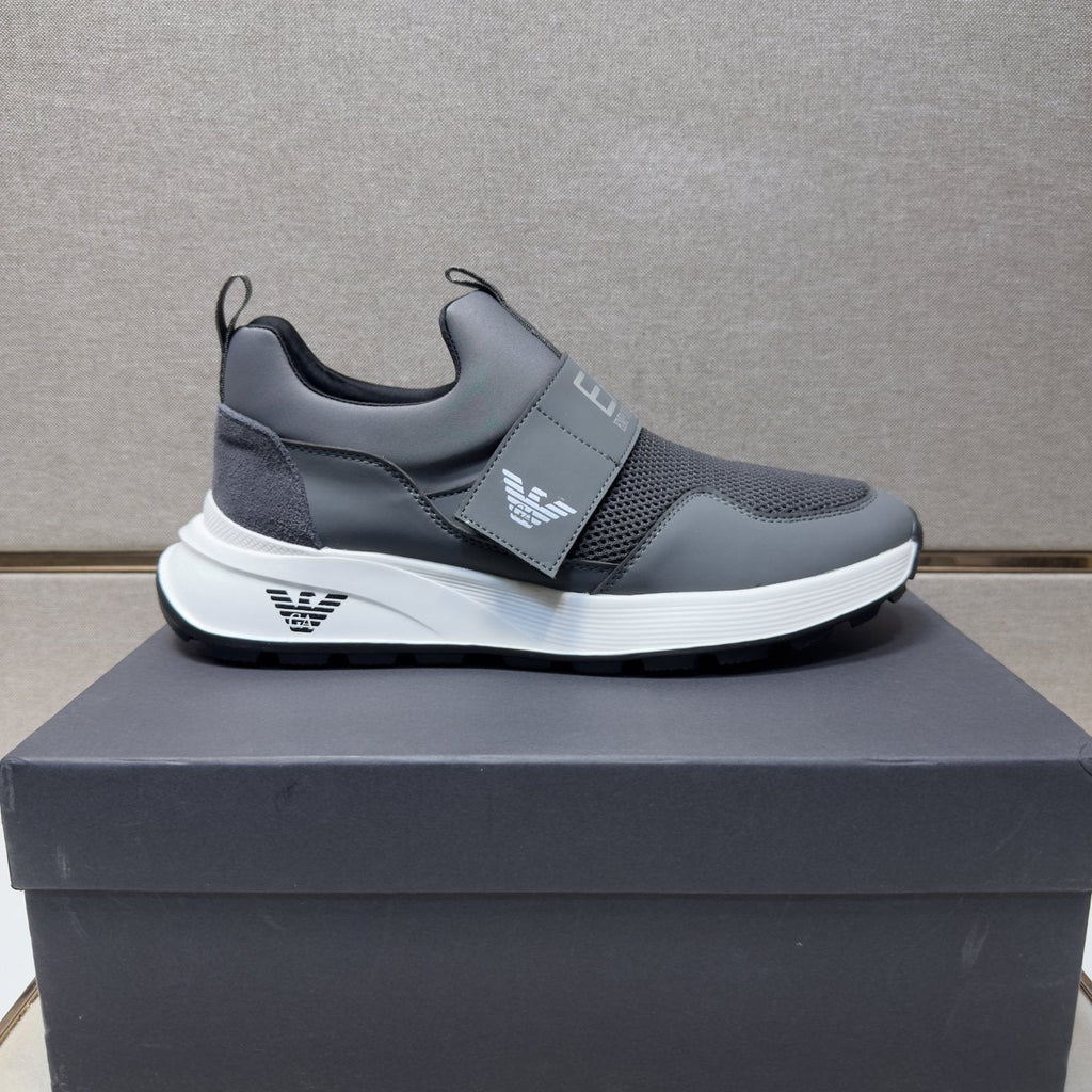 Emporio Armani EA7 Mesh Slip-On Sneakers