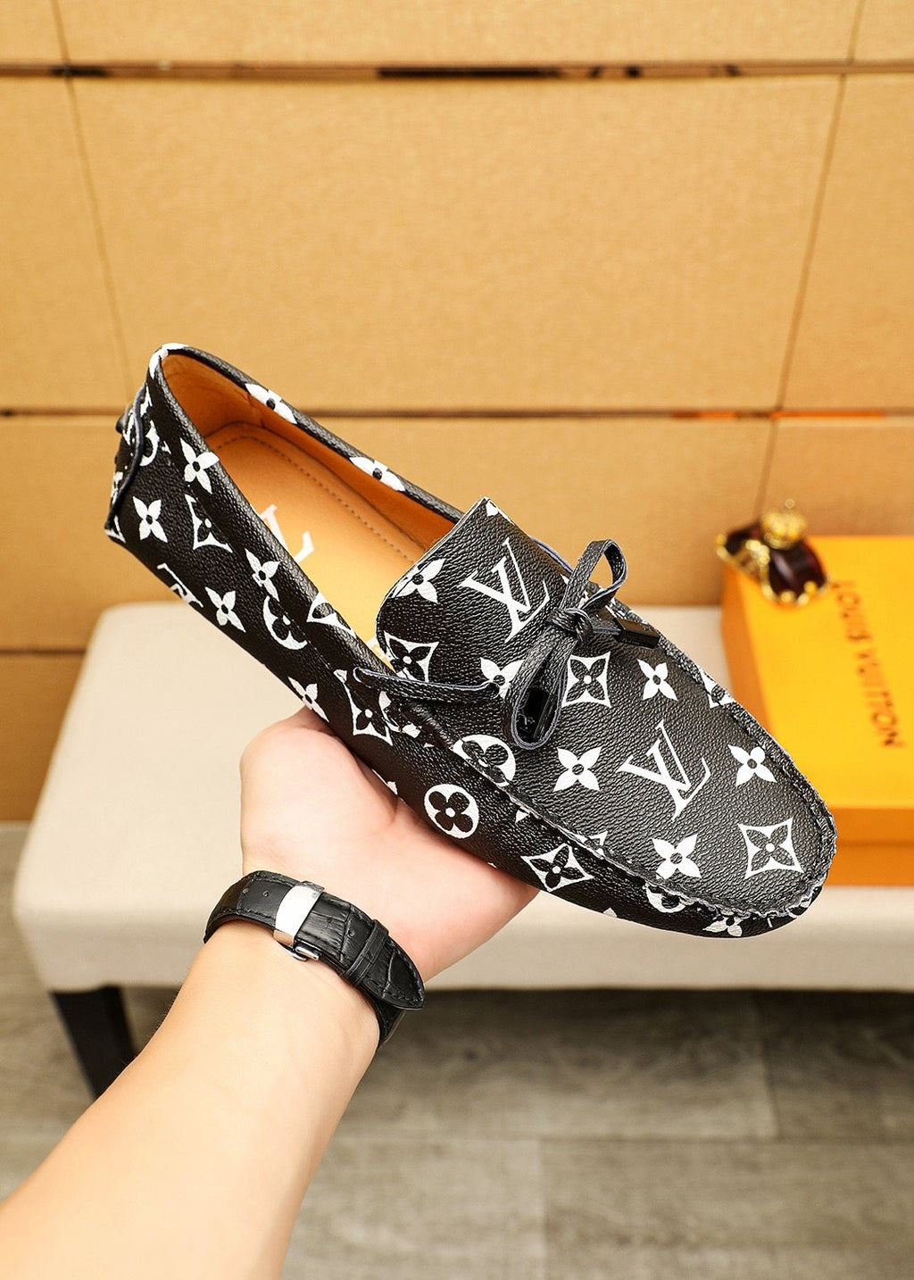 Louis Vuitton Monogram Driving Loafers