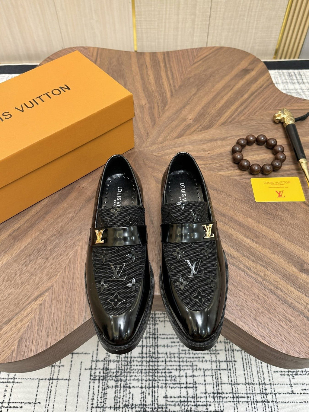 Louis Vuitton Monogram Buckle Loafers - Rounded Toe