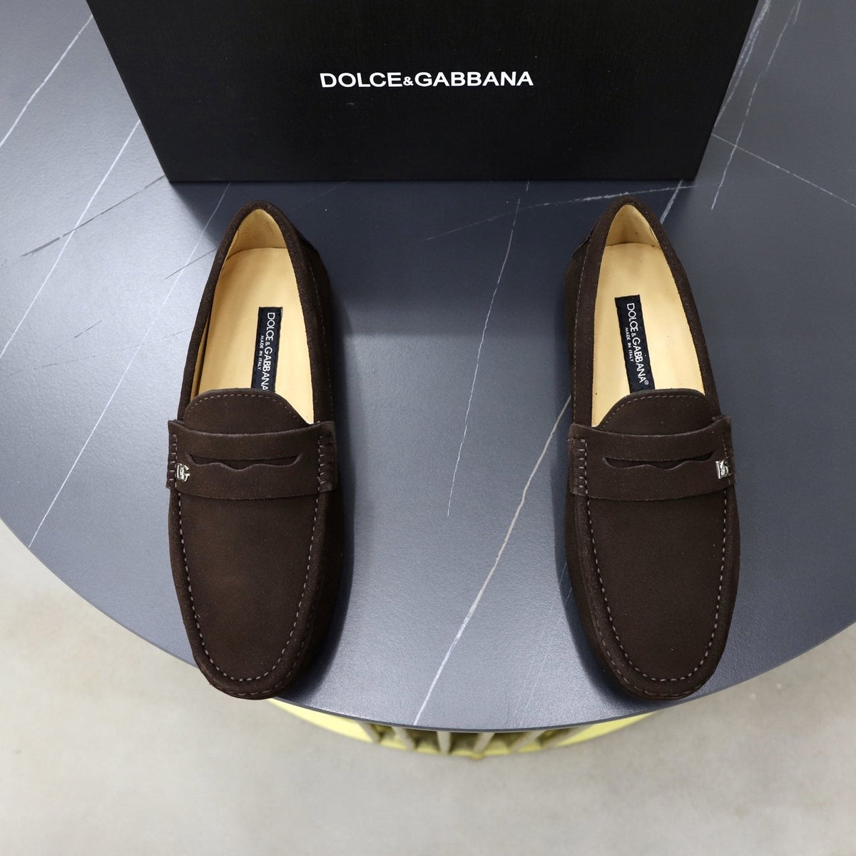 Dolce & Gabbana Men's Moc-Toe Loafers